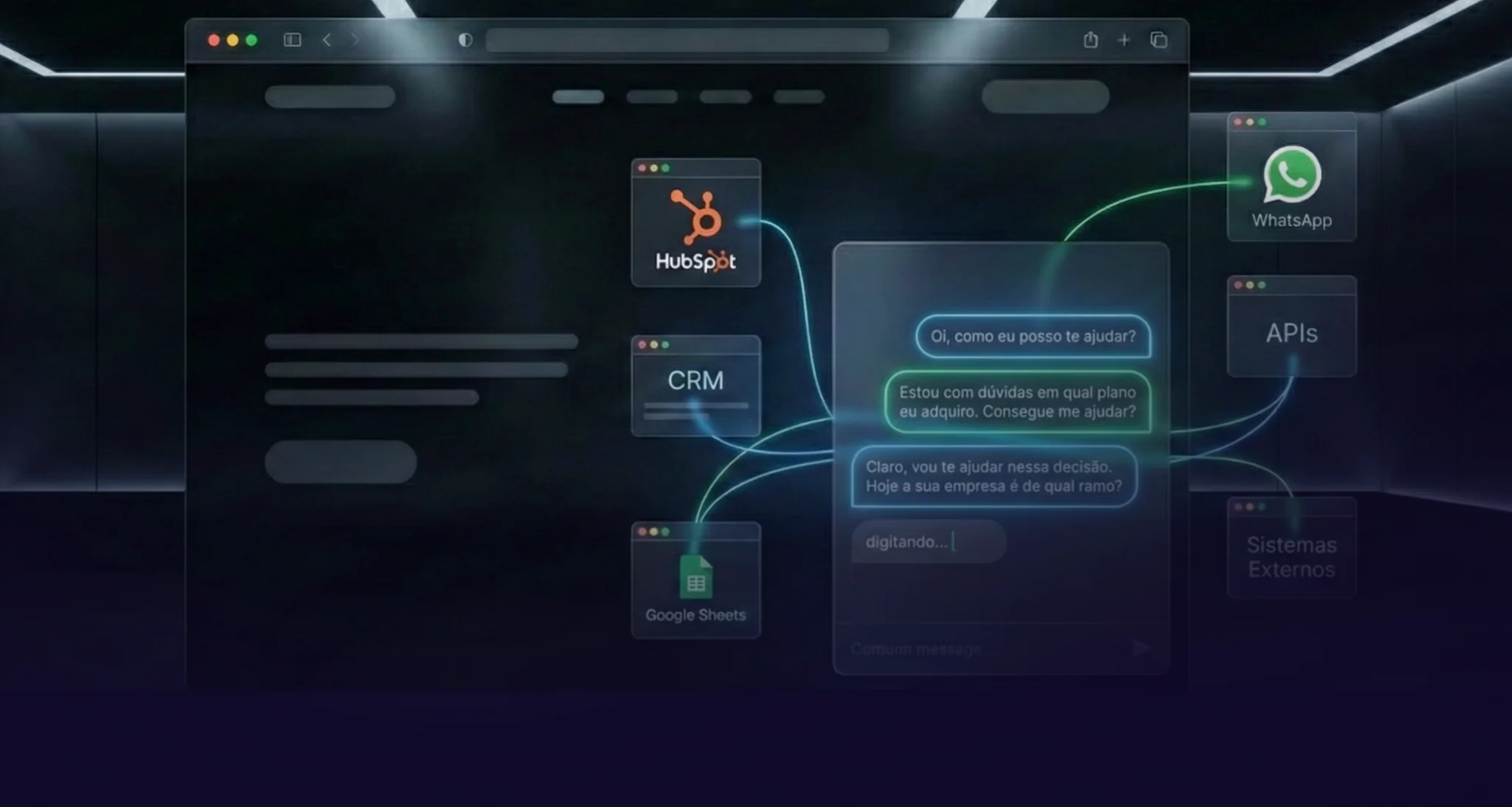 IA de Widget no Site MayaHub